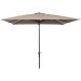 Lotus stokparasol 250x250 cm - taupe