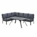 Senja lounge dining set 3-delig links - mystic grey