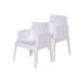 Box tuinstoel &#039;the original&#039; wit - 2 stuks