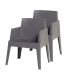 Box tuinstoel &#039;the original&#039; antraciet - 2 stuks