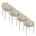 Air XL design tuinstoel taupe - 4 stuks
