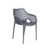 Air XL design tuinstoel donker grijs