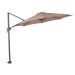 Hawaii S zweefparasol Ø300 cm - frame donker grijs - doek taupe