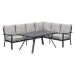 Senja lounge dining set 3-delig rechts - sandstone