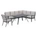 Senja lounge dining set 4-delig rechts incl stoel - sandstone