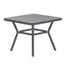 Mina dining tuintafel 90x90xH71 - donker grijs