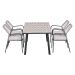 Ross tuinset sand 5-delig - Penedo tuintafel 160x90 cm