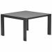 Malakka lounge dining tafel 111,5x111,5 cm - donker grijs