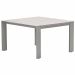 Malakka lounge dining tafel 111,5x111,5 cm - taupe