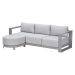 Malakka loungebank chaise longue - taupe