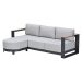 Malakka loungebank chaise longue - light teak look