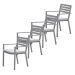 Amarillo tuinstoel taupe - 4 stuks