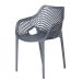 Air XL design tuinstoel donker grijs
