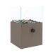 Cosiscoop Square gaslantaarn 20 x 20 x 32,5 cm - clay