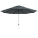 Timor luxe stokparasol Ø400 cm - polyester grey