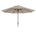 Timor luxe stokparasol Ø400 cm - polyester ecru