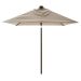Triangle stokparasol 210x130 cm automatisch - ecru