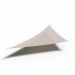 Coolfit schaduwdoek driehoek 90° - 400x570 cm - Greige