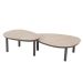 Monroe loungetafels -  set van 2 - terre