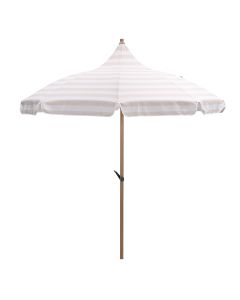 Aloha stokparasol taupe - ecru Ø180 cm