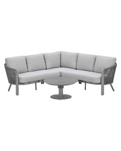 Ryan hoek loungeset 4-delig - taupe