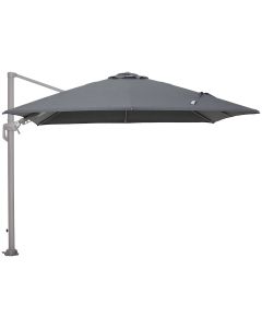 Hawaii zweefparasol Deluxe 300x300 cm - frame taupe - doek antraciet