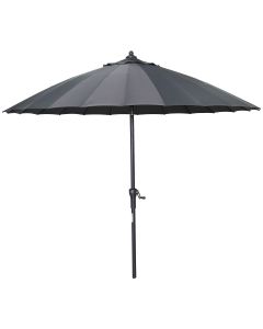 Manilla stokparasol Ø250 cm - donker grijs