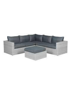 Bruno loungeset 4-delig - vintage grijs