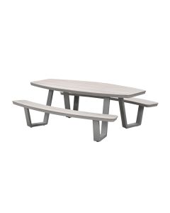 Sarria picknick set ovaal 220 x 193 - taupe