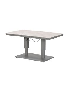 Brugge verstelbare tuintafel 150x87 cm - taupe