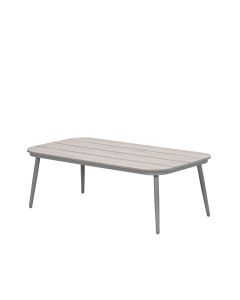 Burela loungetafel 130x70 cm taupe - light teak Vironwood