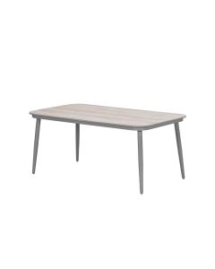 Lagan lounge dining tafel taupe - light teak Vironwood