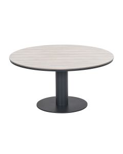 Leona tuintafel Ø150 cm - donker grijs