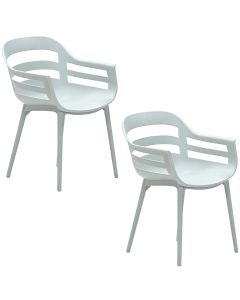 Sunny tuinstoel olijf - 2 stuks