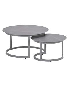 Monte Carlo loungetafels - taupe - centostone Napoli sand