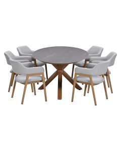 Alexia tuinset 7-delig - Scot tuintafel 230x115 cm