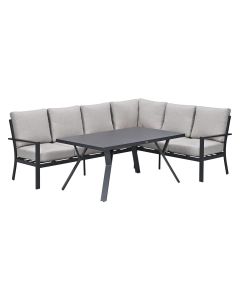 Senja lounge dining set 3-delig rechts - sandstone
