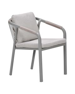 Milou tuinstoel stapelbaar - taupe