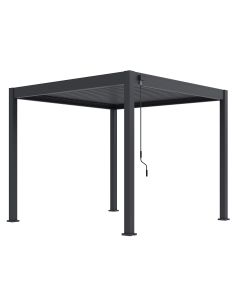 Pergola Neo bioclimatic tuinpaviljoen 300x300xH255 cm - antraciet