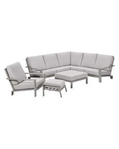 Coba hoek loungeset 6-delig - taupe