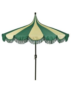 Kim stokparasol donker groen - Ø235 x 238 cm