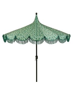 Kelly stokparasol donker groen - Ø235 x 238 cm