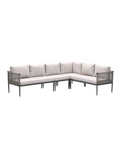 Burela lounge hoekset 4-delig rechts - taupe