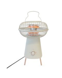 Tafelheater 360 graden - 500-1000 Watt - creme