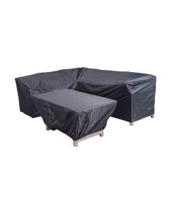 Lounge dining hoes 233/293x90xH70 en 162x92xH63 cm