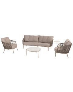 Puglia loungeset 5-delig - latte