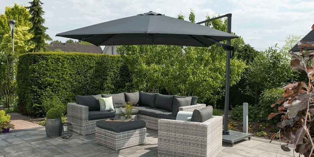 verkoper bijtend Heiligdom Parasol kopen? Tot -40% korting l Grote collectie tuin parasols