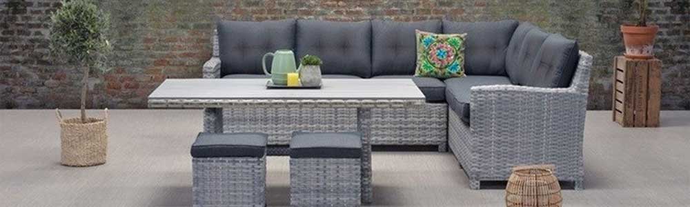 Alaska lounge dining set Tuinmeubelland