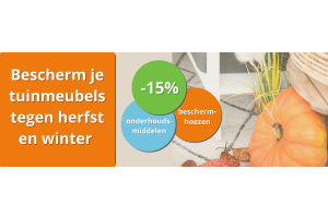 actie herfst winter 15%korting hoezen onderhoud