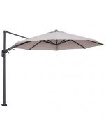 Hawaii zweefparasol Ø350 cm - frame carbon black - doek zand
